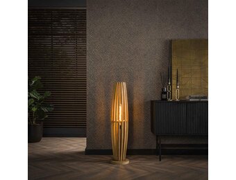 Hoyz Collection - Vloerlamp Orbit 2L - Massief Mango Naturel - M