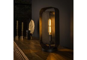 Hoyz Collection - Tafellamp 1L Mesh Rotate - Artic Zwart