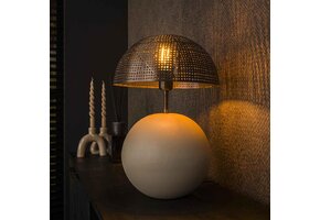 Hoyz Collection - Tafellamp 1L Sphere Natural - Natural Grey