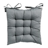 Madison Toscane Kussen - Basic Grey - 46x46 - Grijs - 2 Stuks