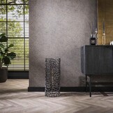 Hoyz Collection - Vloerlamp Weaver Cylinder Ø25 61cm - Zwart Nikkel