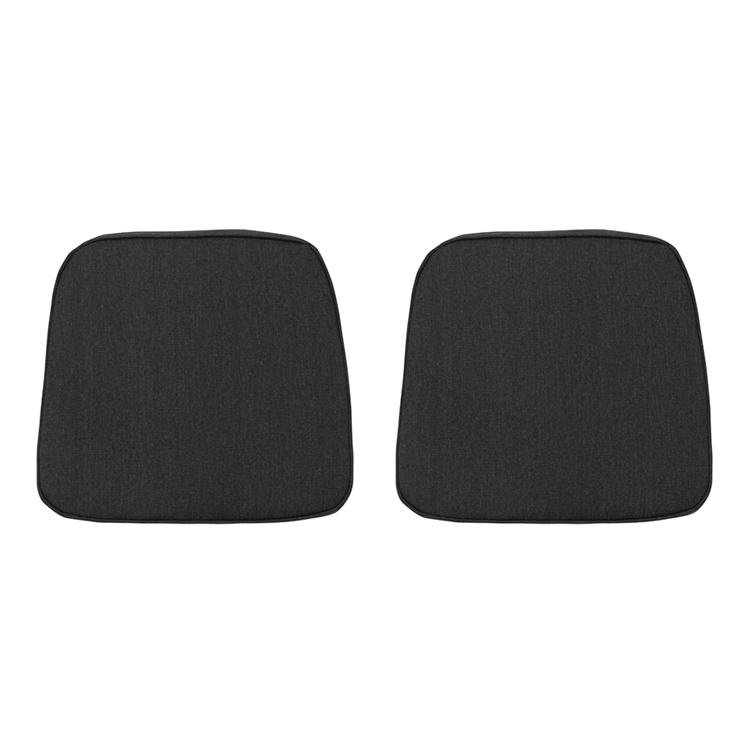 Madison - Zitkussen Canvas Eco+ black - 48x48cm - 2 Stuks