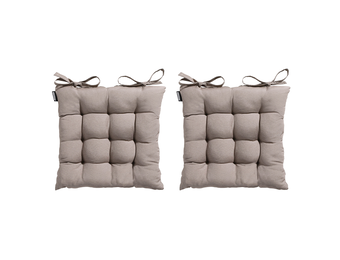 Madison - Zitkussen - Panama Jute - 46x46 - Bruin - 2 Stuks