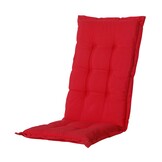 Madison - Tuinkussens Hoge Rug Panama Red - 123x50 - Rood - 2 Stuks
