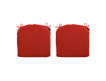 Madison Zitkussen -  Basic Red  -  46x48  -  Rood  -  2 Stuks