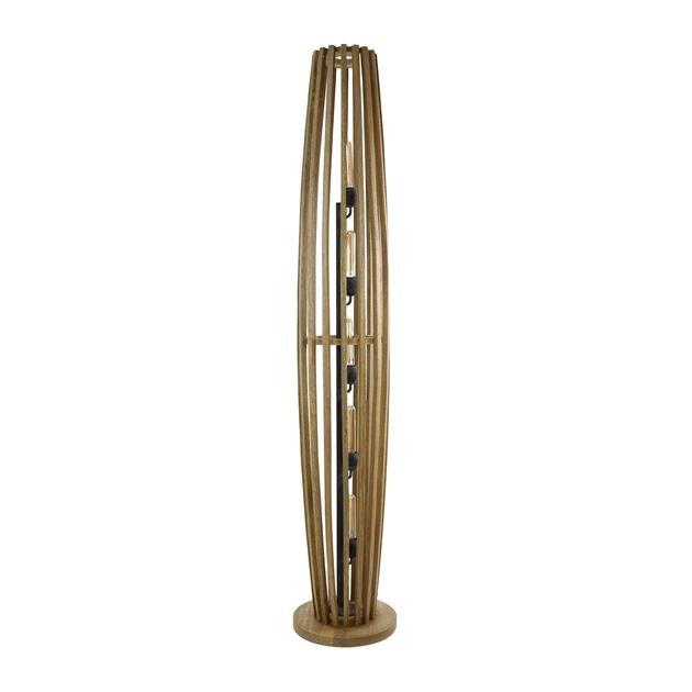 Hoyz Collection - Vloerlamp Orbit 5L - Massief Mango Naturel - XL