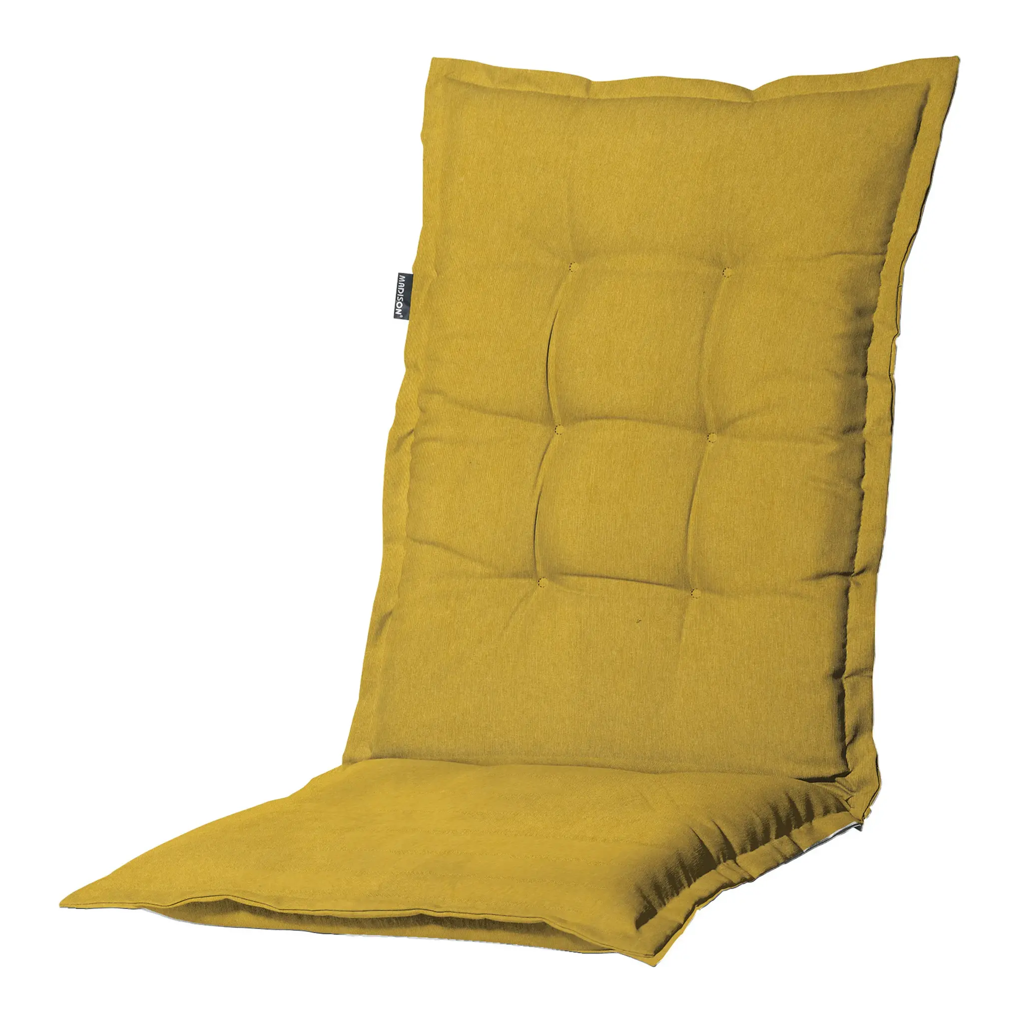 Madison - Tuinkussen Lage Rug Panama Yellow - 105x50cm - 2 Stuks