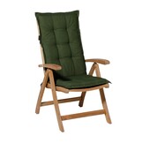 Madison - Kussen lage rug Panama green - 105x50 - Groen - 2 Stuks