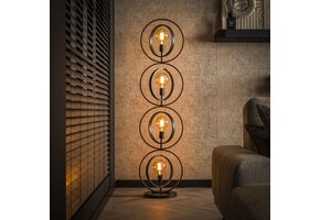 Hoyz Collection - Vloerlamp 4L Turn Around XL - Charcoal