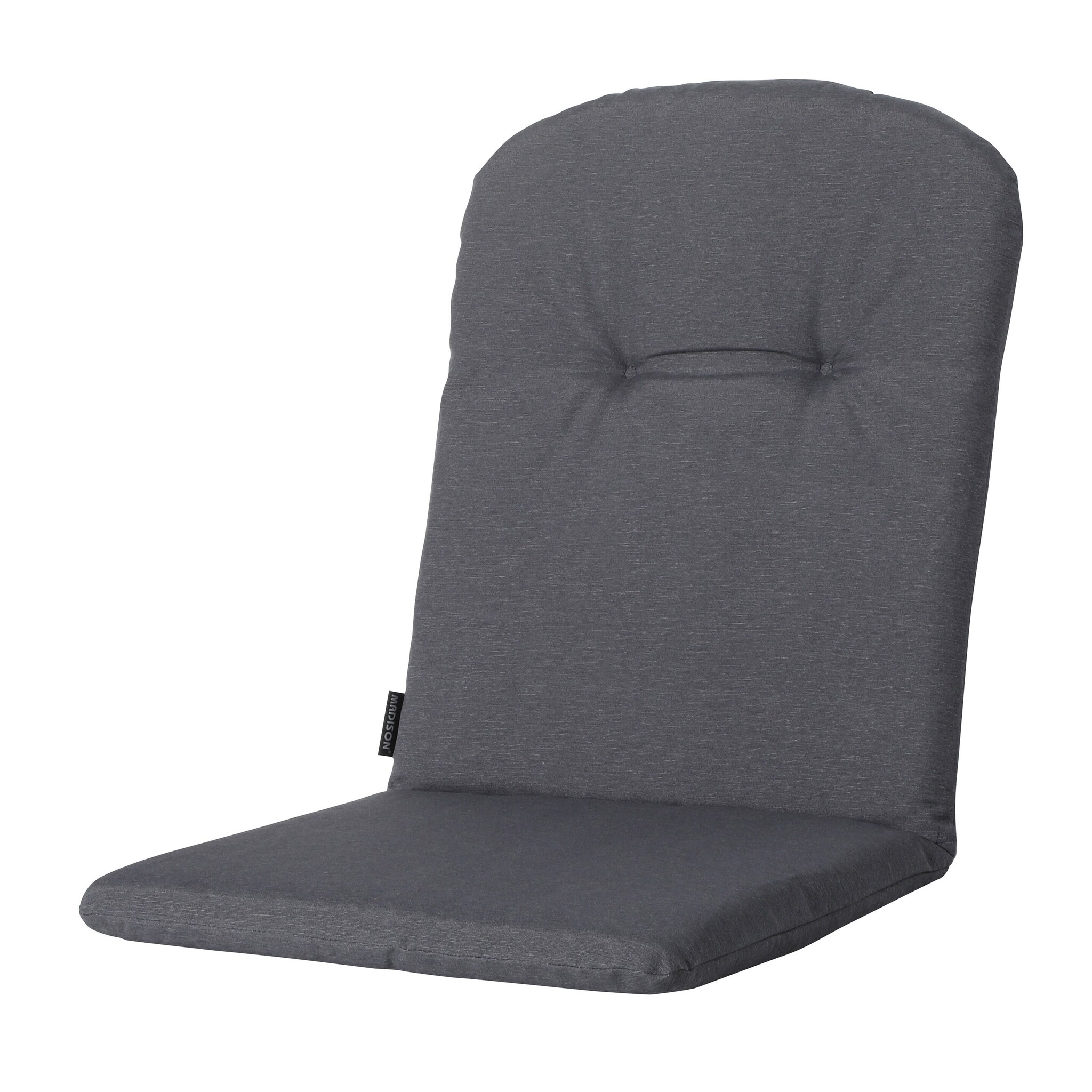 Madison - Kuipstoelkussen - Grey - 45x96 - Grijs - 2 Stuks