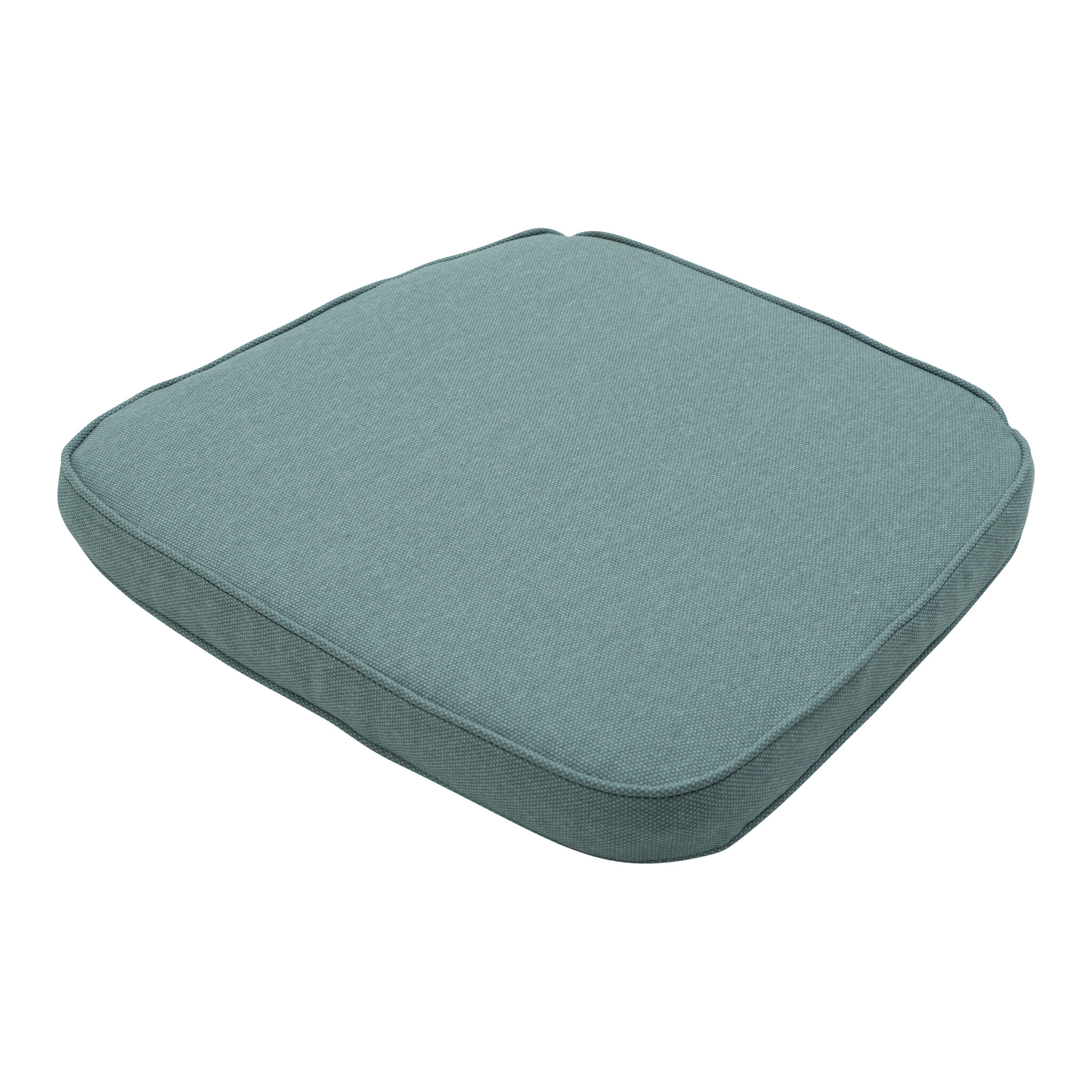 Madison - Wickerkussen 48x48 - Zilver - Beige Recycled Canvas - 2 Stuks