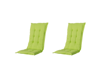 Madison - Kussen lage rug Panama lime - 105x50 - Groen - 2 Stuks