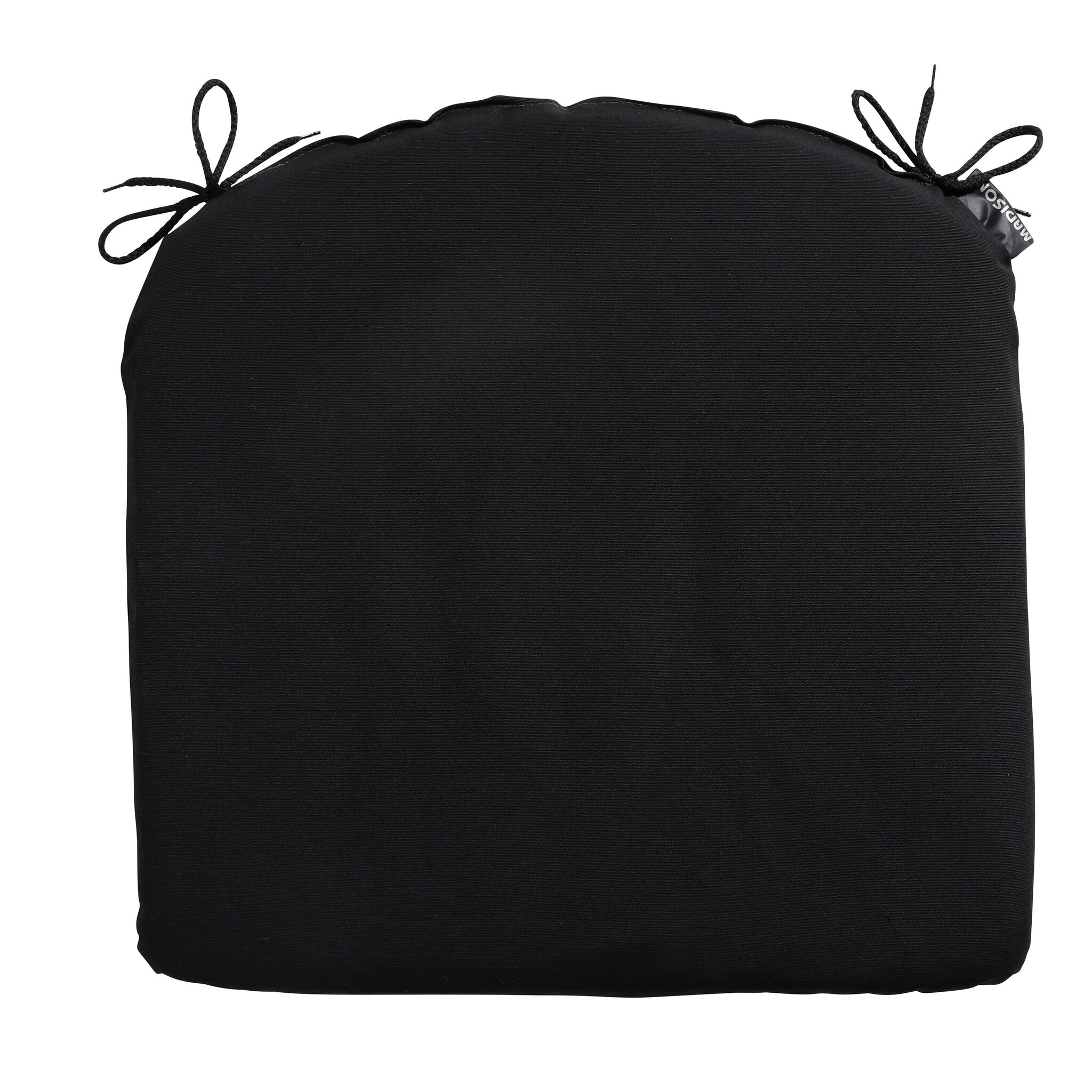 Madison Zitkussen - Panama Black - 46x48 - Zwart - 2 Stuks