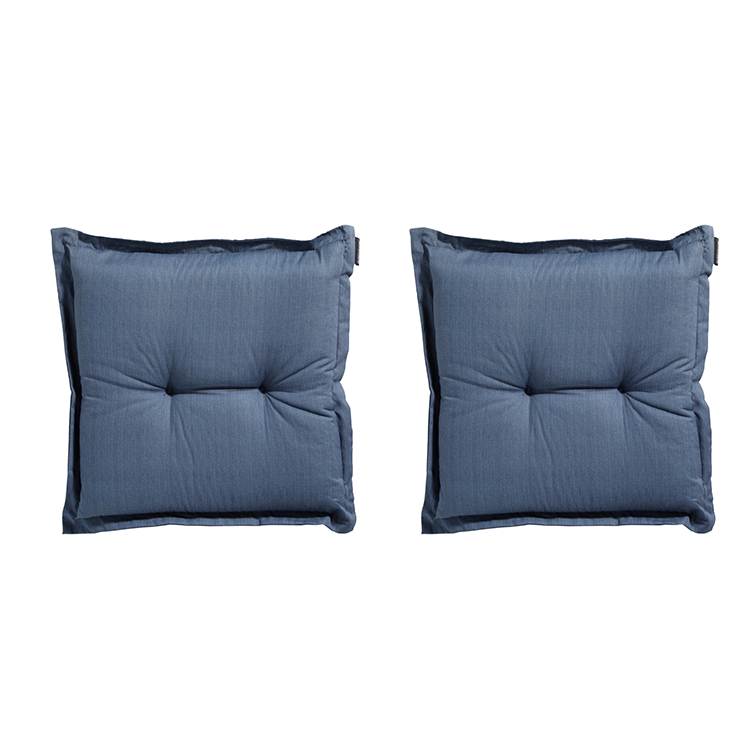 Madison Zitkussen -  Basic Kobalt  -  50x50  -  Blauw  -  2 Stuks