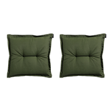 Madison Zitkussen -  Panama Geen  -  50x50  -  Groen  -  2 Stuks