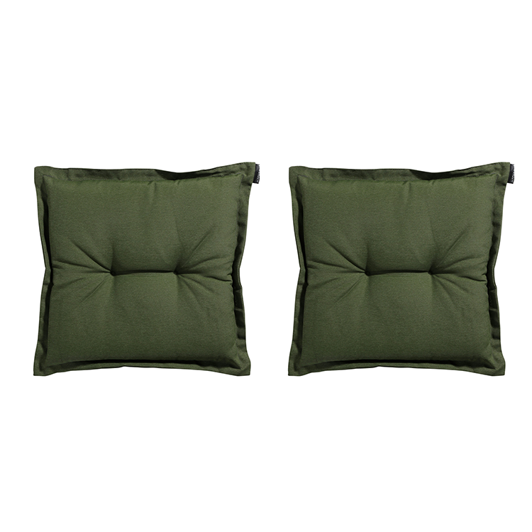 Madison Zitkussen -  Panama Geen  -  50x50  -  Groen  -  2 Stuks
