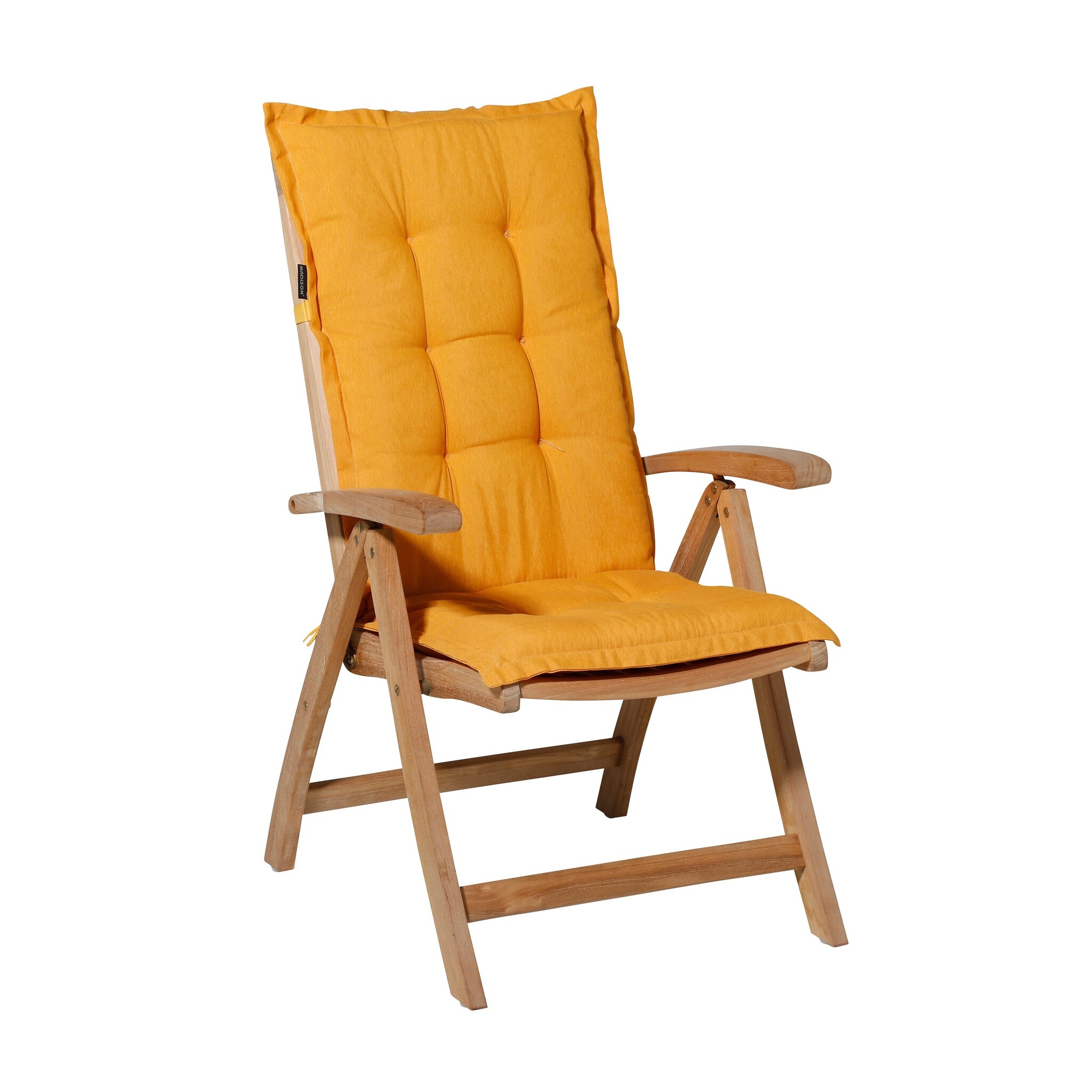 Madison - Tuinkussens Hoge Rug Panama Golden Glow - 123x50 - Geel - 2 Stuks