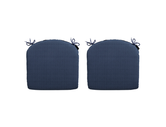 Madison Zitkussen -  Basic Kobalt  -  46x48  -  Blauw  -  2 Stuks