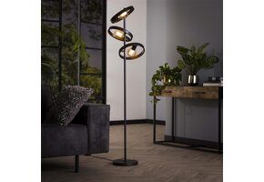 Hoyz Collection - Vloerlamp 3L Hover - Charcoal