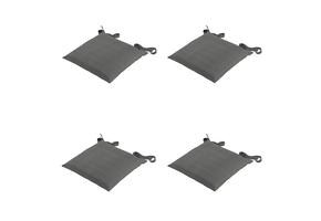 Madison - Zitkussen - Check grey - 46x46 - Grijs - 4 Stuks