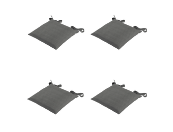 Madison - Zitkussen - Check grey - 46x46 - Grijs - 4 Stuks