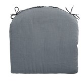 Madison -  Zitkussen Rib grey - Ca. 46x48 cm - Set van 4