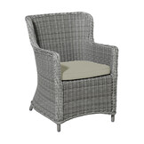 Madison -  Zitkussen Wicker Beige canvas eco+ - Ca. 48x48 cm - Set van 4