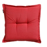 Madison -  Zitkussen Panama brick red - Ca. 50x50 cm - Set van 4