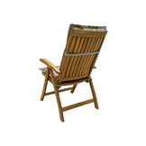 Madison - Tuinstoelkussen Hoge Rug 123x50 - Multicolor - Lua Sand - 4 Stuks