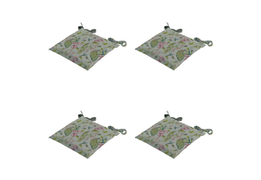 Madison - Zitkussen - Annabel - 46x46 - Groen - 4 Stuks