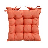 Madison -  Zitkussen Toscane Panama flame orange - Ca. 46x46 cm - Set van 4