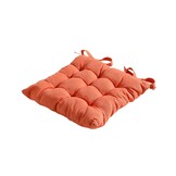 Madison -  Zitkussen Toscane Panama flame orange - Ca. 46x46 cm - Set van 4