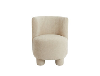 Light & Living - Stoel KAMOVA - Ø65x78cm - Wit