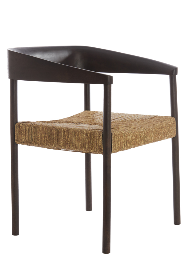 Light & Living - Stoel DELMAR - 60.5x57x76.5cm - Bruin