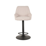 LABEL51 Barkruk Fender - Naturel - Boucle - 42 x 40cm - set van 2