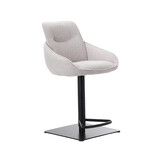 LABEL51 Barkruk Beauty - Naturel - Boucle - set van 2