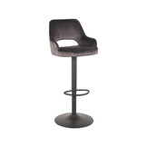 LABEL51 - Barstoel Fer - Grijs - 52x50x110cm