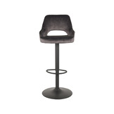 LABEL51 - Barstoel Fer - Grijs - 52x50x110cm