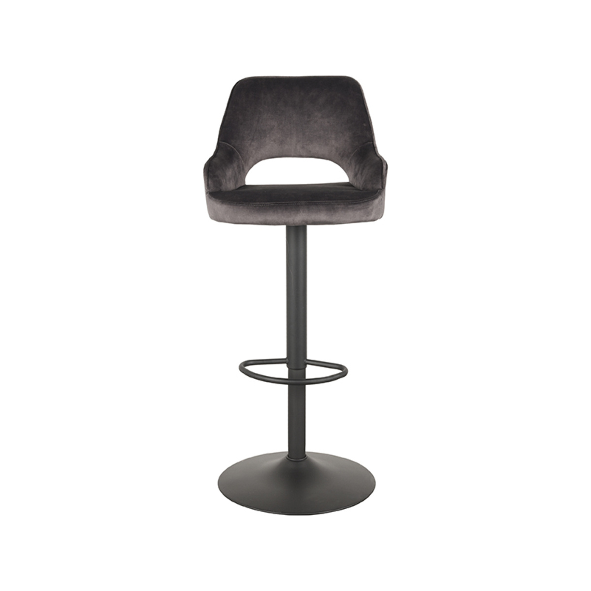 LABEL51 - Barstoel Fer - Grijs - 52x50x110cm