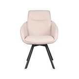 LABEL51 - Eetkamerstoel Beauty - Beige - 63x56x88cm