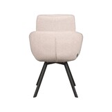 LABEL51 - Eetkamerstoel Beauty - Beige - 63x56x88cm