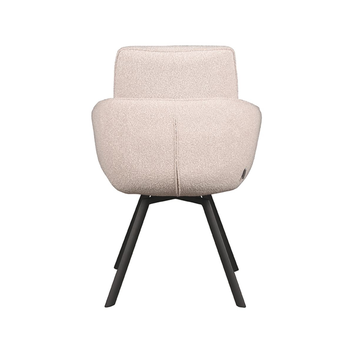 LABEL51 - Eetkamerstoel Beauty - Beige - 63x56x88cm