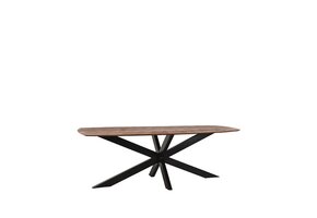 LABEL51 Eetkamertafel Zane - Espresso - 220x100x76 cm