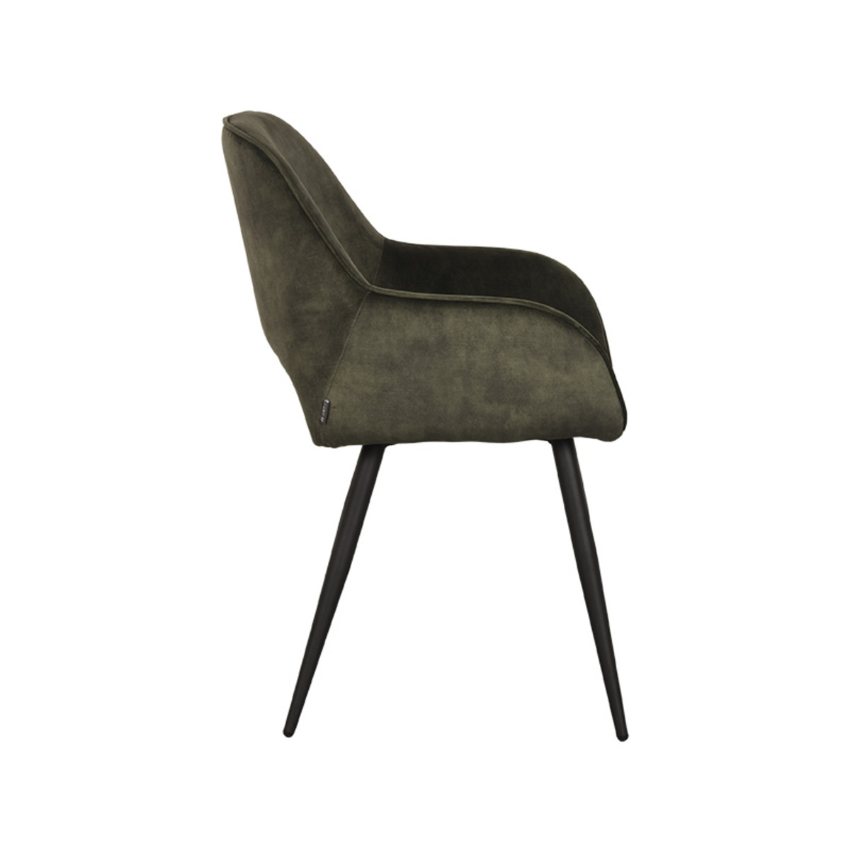 LABEL51 - Eetkamerstoel Fer - Hunter - 57x58x87cm - Set van 2
