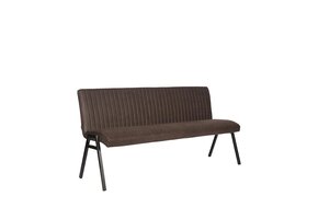 LABEL51 Eetkamerbank Matz - Antraciet - Microfiber - 175 cm