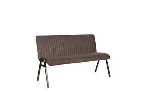LABEL51 Eetkamerbank Matz - Antraciet - Microfiber - 145 cm
