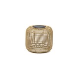 ZOMER-Sens-Line - Fleur Tuinlamp 28cm - Solar &amp; USB - Rotan