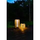 ZOMER-Sens-Line - Milou Tuinlamp 55cm - Solar &amp; USB - Rotan