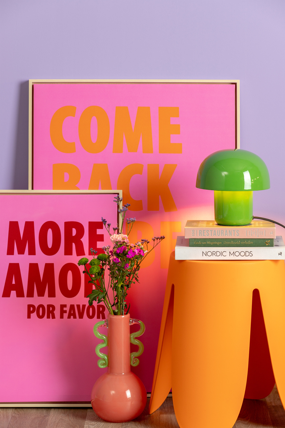 Leitmotiv - Tafellamp Fat Mushroom Mini - Heldergroen