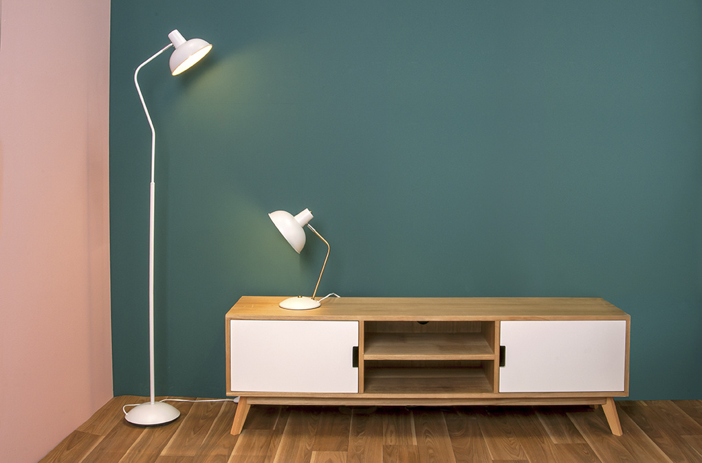 Leitmotiv - Tafellamp Hood - Wit